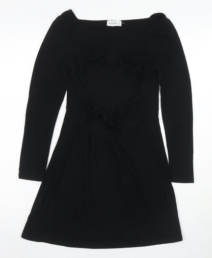 Shekou Women's Black Bodycon Dress - Small Size