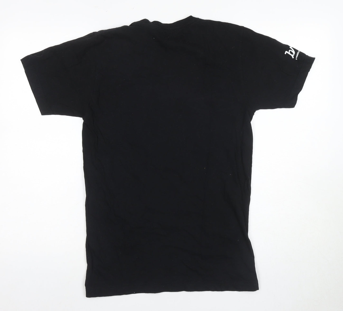 Mens UK Size S American Apparel Black  T-Shirt