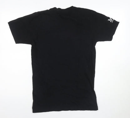Mens UK Size S American Apparel Black  T-Shirt