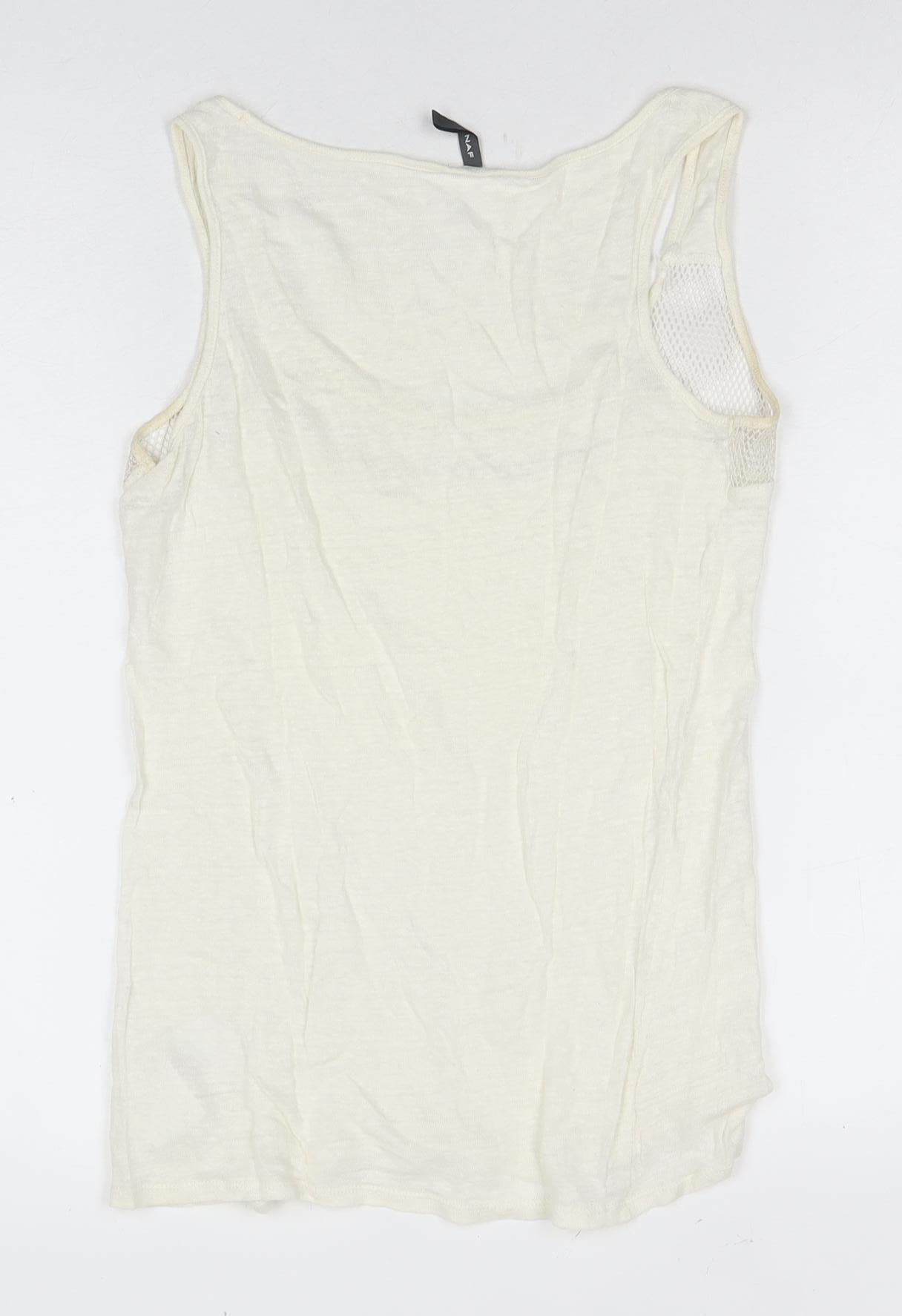 Womens UK Size  NAF NAF Ivory  Tank