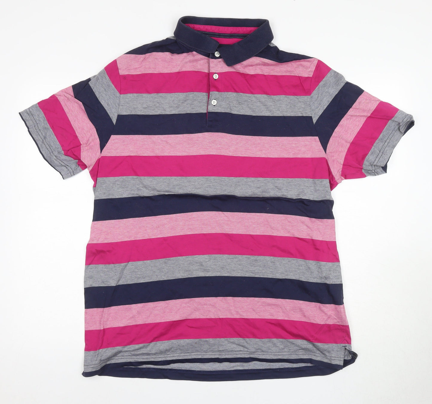 Marks and Spencer XL Men's Striped Polo Shirt
