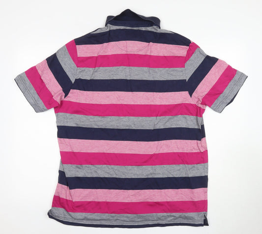 Marks and Spencer XL Men's Striped Polo Shirt