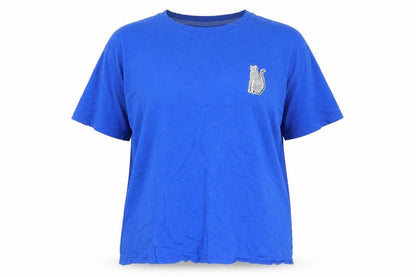 Unisex Adults UK Size 16 NEXT Blue Basic T-Shirt