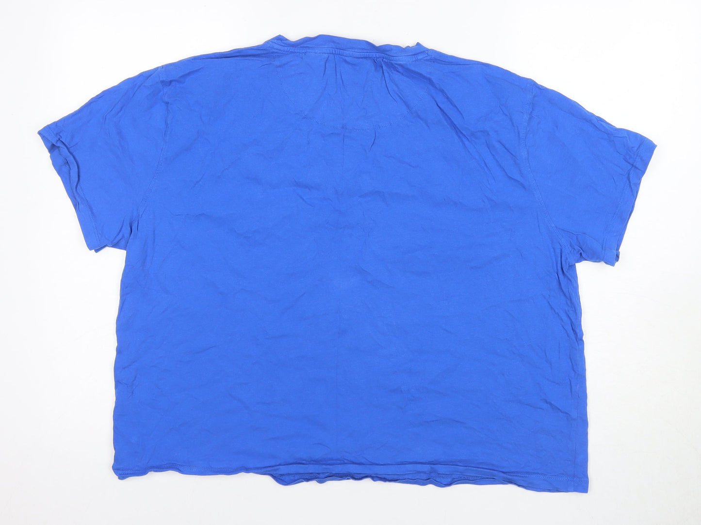 Unisex Adults UK Size 16 NEXT Blue Basic T-Shirt