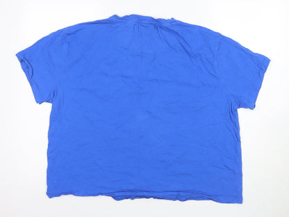 Unisex Adults UK Size 16 NEXT Blue Basic T-Shirt