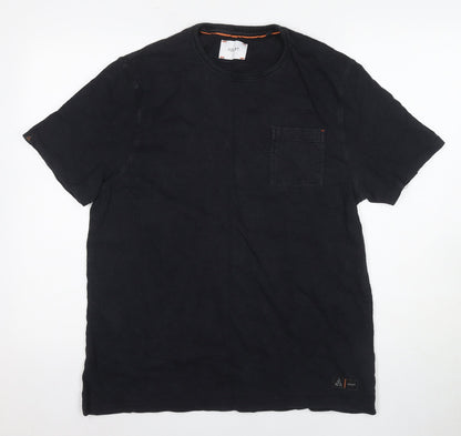 ADPT Men's Black L Crew Neck Short Sleeve T-Shirt