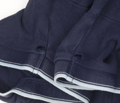 Marks and Spencer Men's Blue Polo Shirt M, Regular Fit