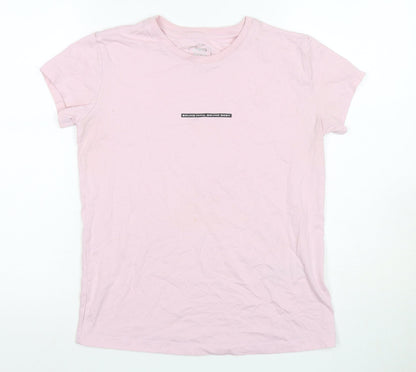 Womens UK Size S ASICS Pink  T-Shirt