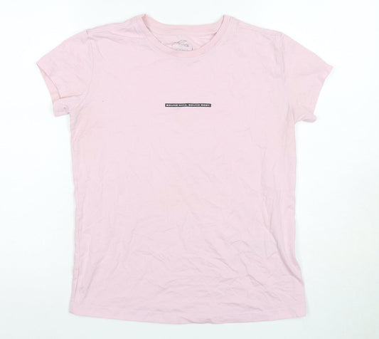 Womens UK Size S ASICS Pink  T-Shirt