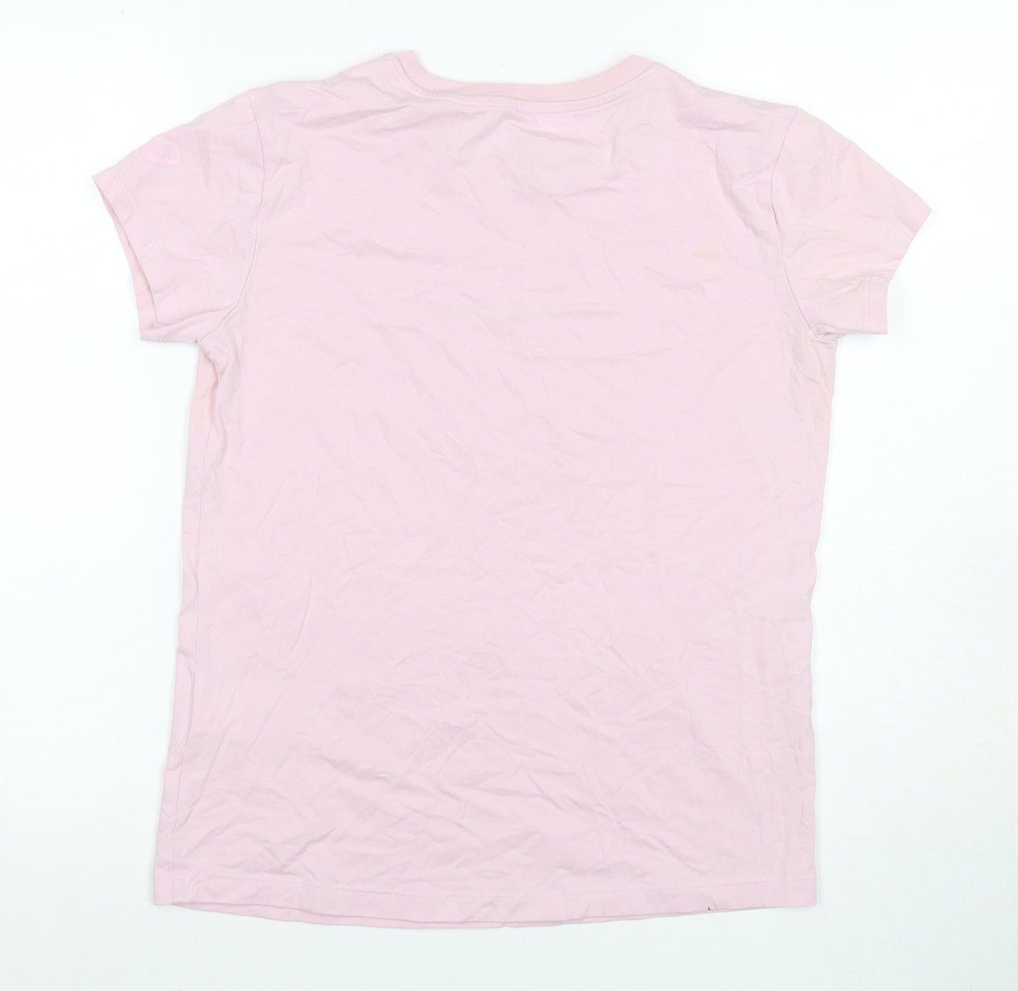 Womens UK Size S ASICS Pink  T-Shirt
