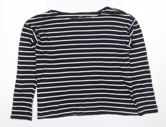 Womens UK Size 12 H&M Black Basic T-Shirt