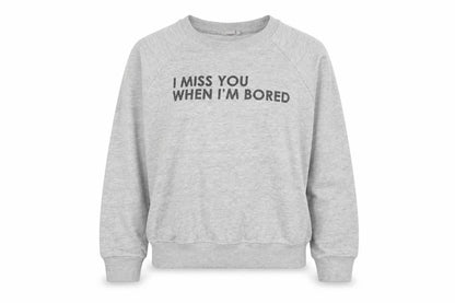 Womens UK Size XS Bershka Grey Pullover Sweatshirt