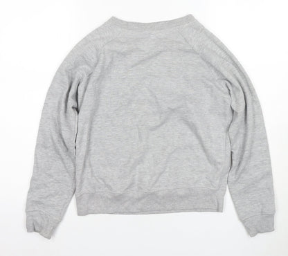 Bershka Women's Grey XS Pullover Sweatshirt