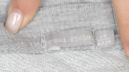 Bershka Women's Grey XS Pullover Sweatshirt