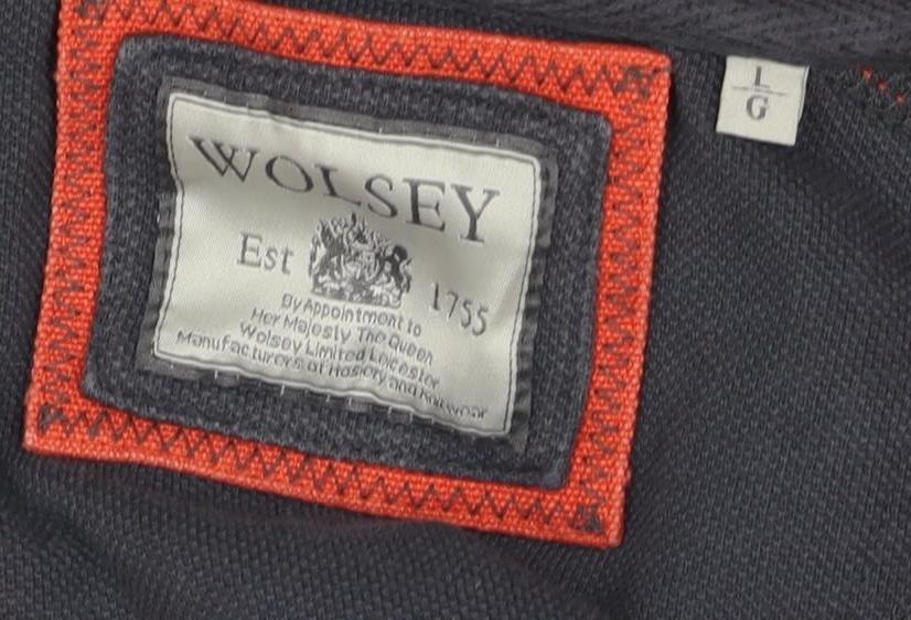 Wolsey Men's Black 1/4 Zip Sweatshirt L
