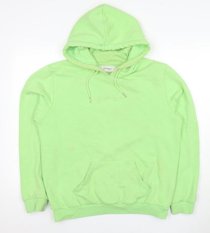 Unisex Adults UK Size 14 Plus Hype Green Pullover Hoodie