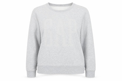 Gap Women's Grey Pullover Sweatshirt M