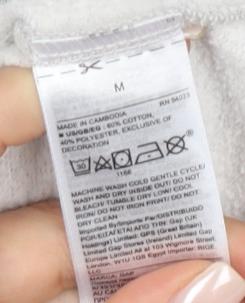 GAP Women's Grey Pullover Sweatshirt M