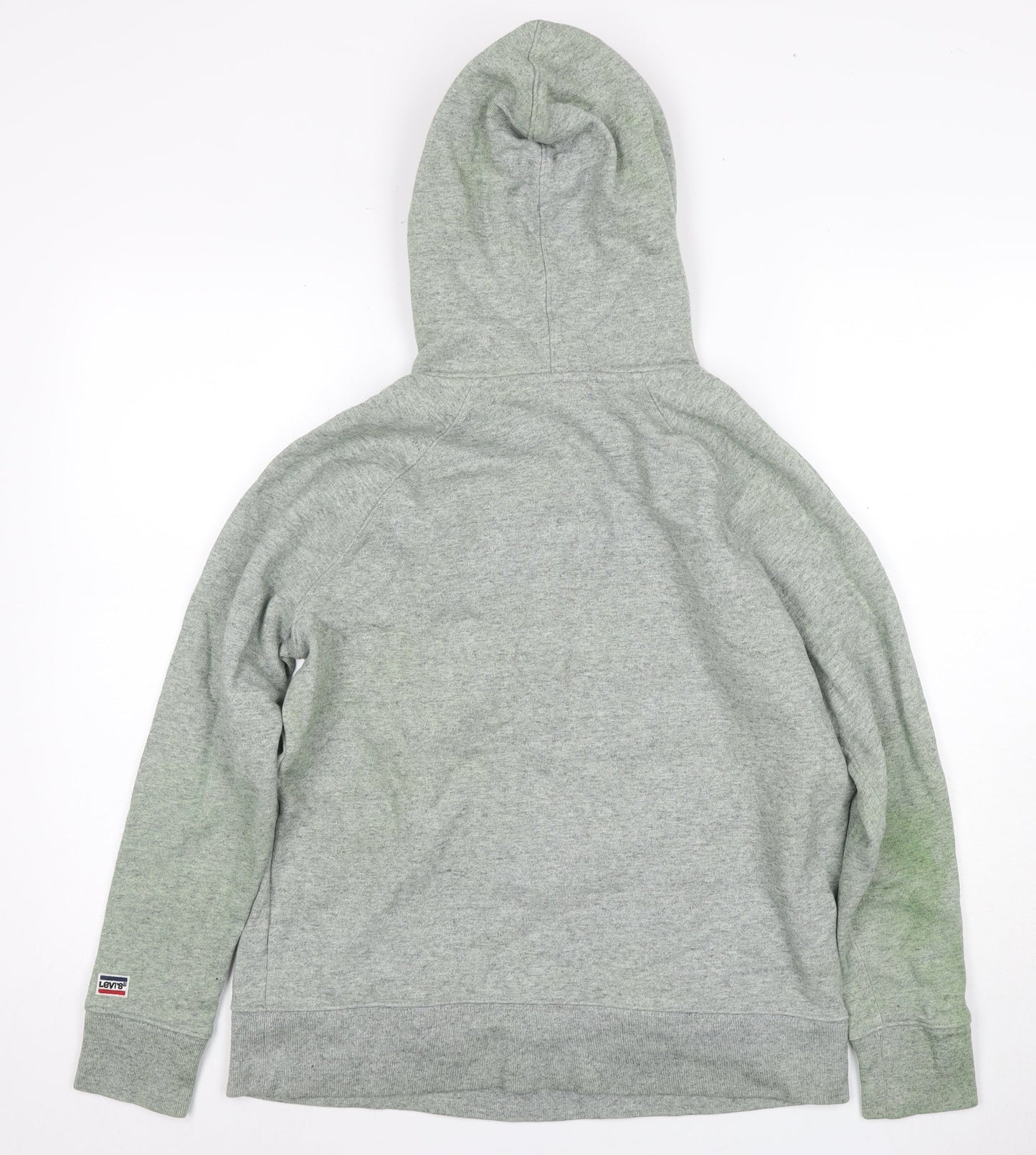 Mens UK Size M Levi's Grey Pullover Hoodie