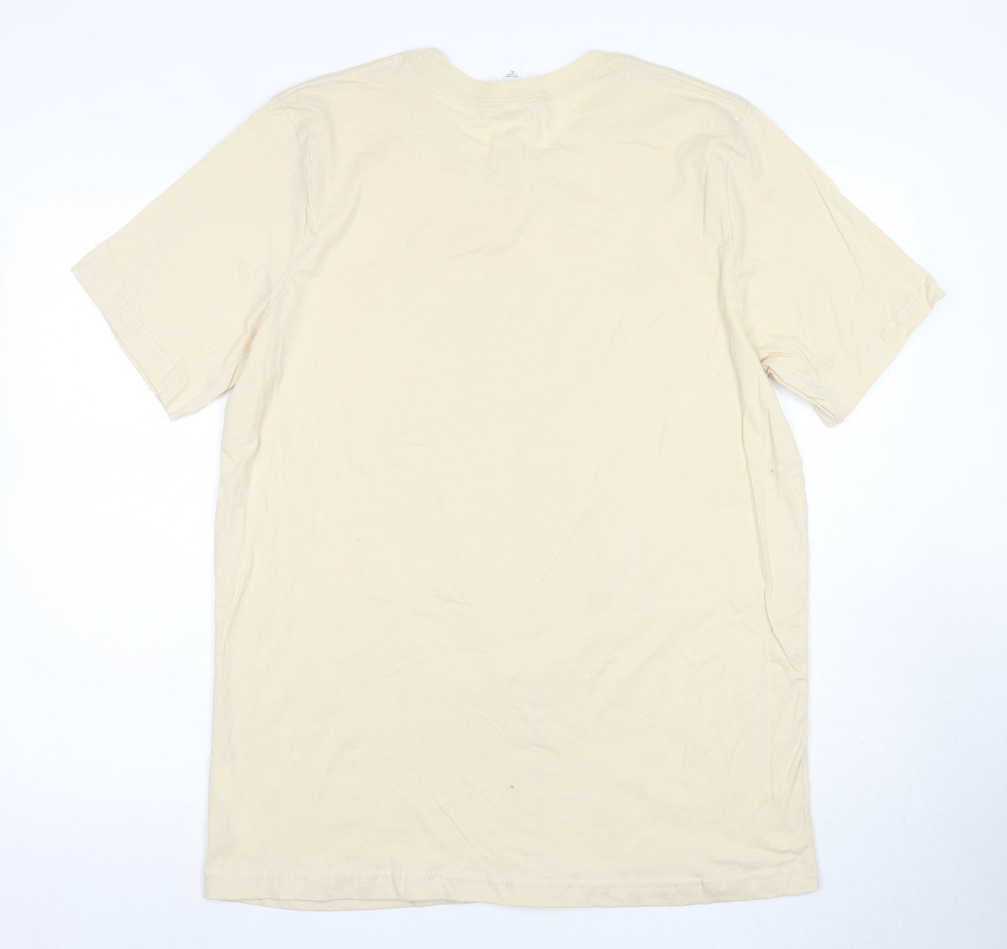 Mens UK Size XL Bella + Canvas Beige  T-Shirt