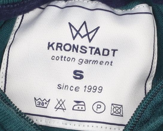 Kronstadt Men's Green Long Sleeve High Neck T-Shirt - Size S