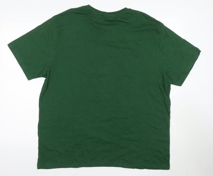 Star Wars Men's Green Christmas Stormtrooper T-Shirt 2XL