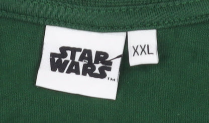 Star Wars Men's Green Christmas Stormtrooper T-Shirt 2XL