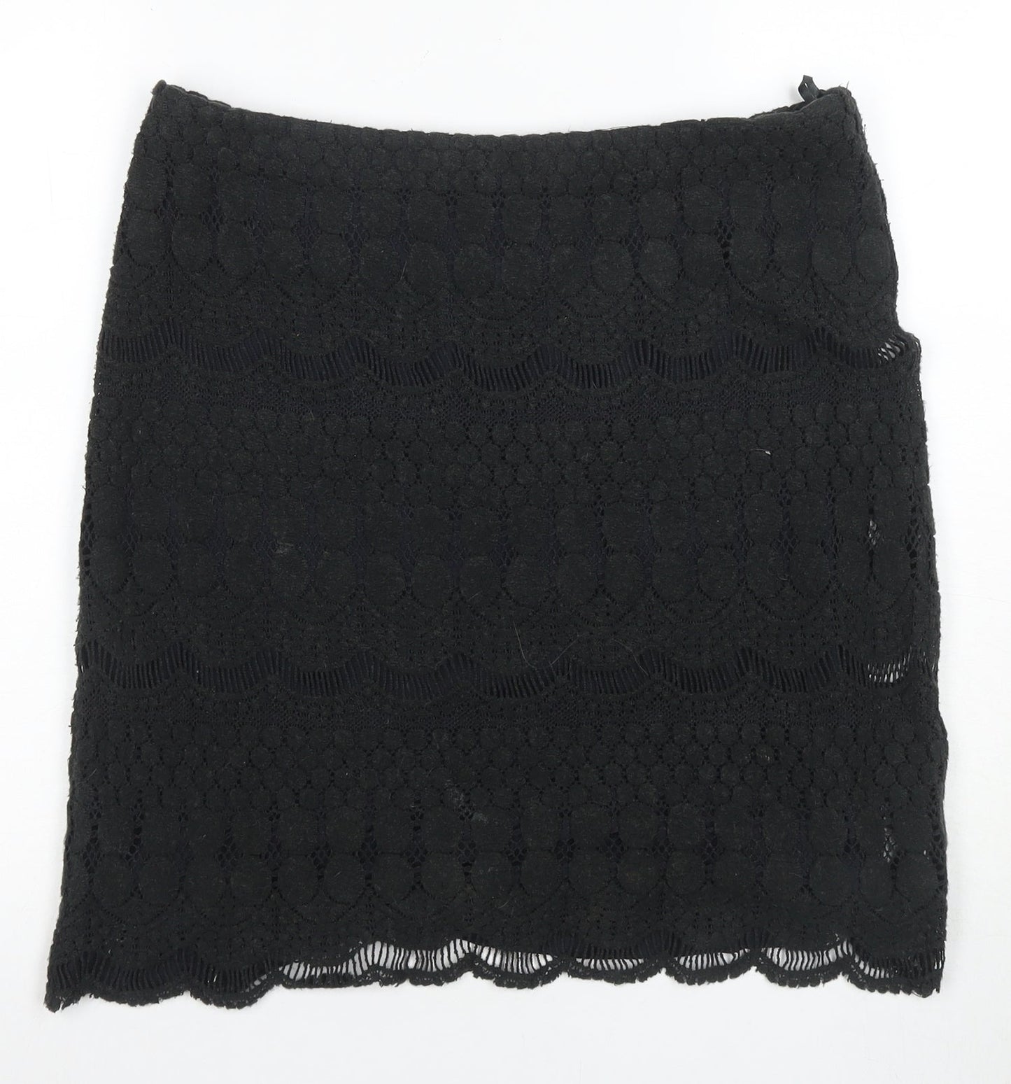 Phase Eight Women's Black Lace Pencil Skirt Size 12