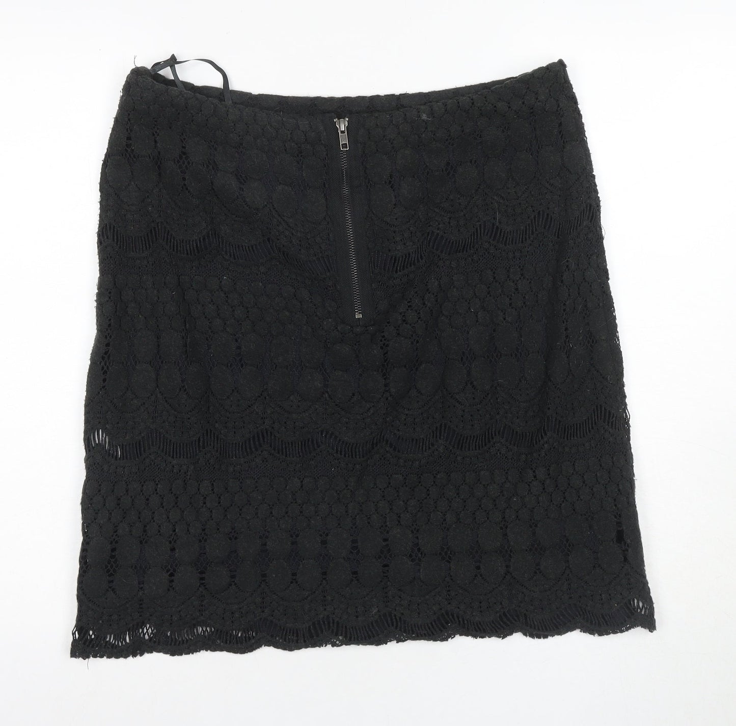 Phase Eight Women's Black Lace Pencil Skirt Size 12