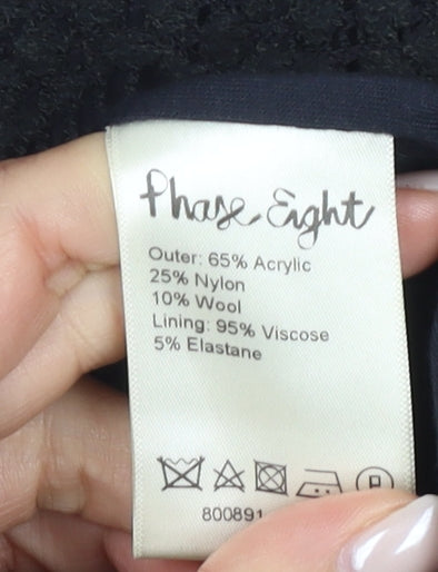 Phase Eight Women's Black Lace Pencil Skirt Size 12