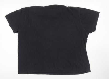 Mens UK Size M Armani Jeans Black  T-Shirt