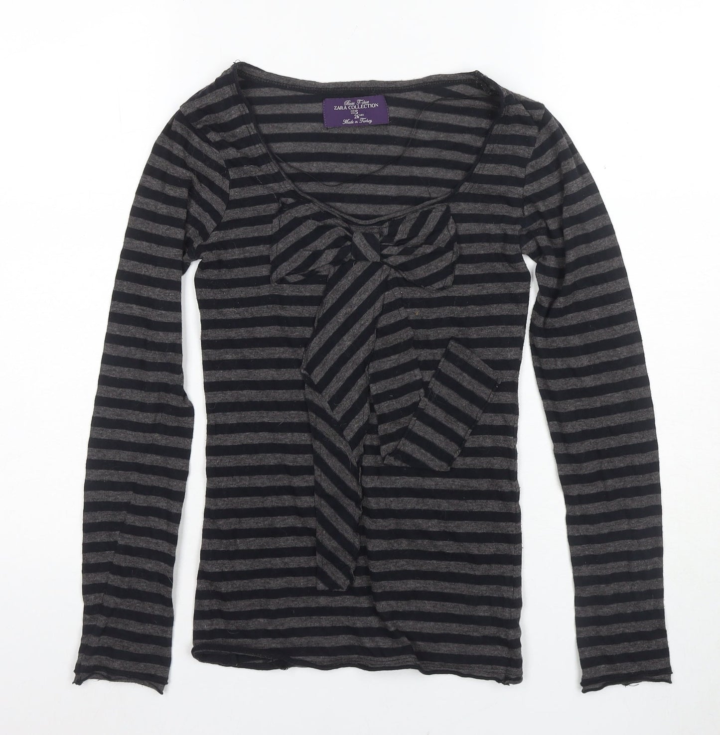 Womens UK Size S Zara Black  T-Shirt