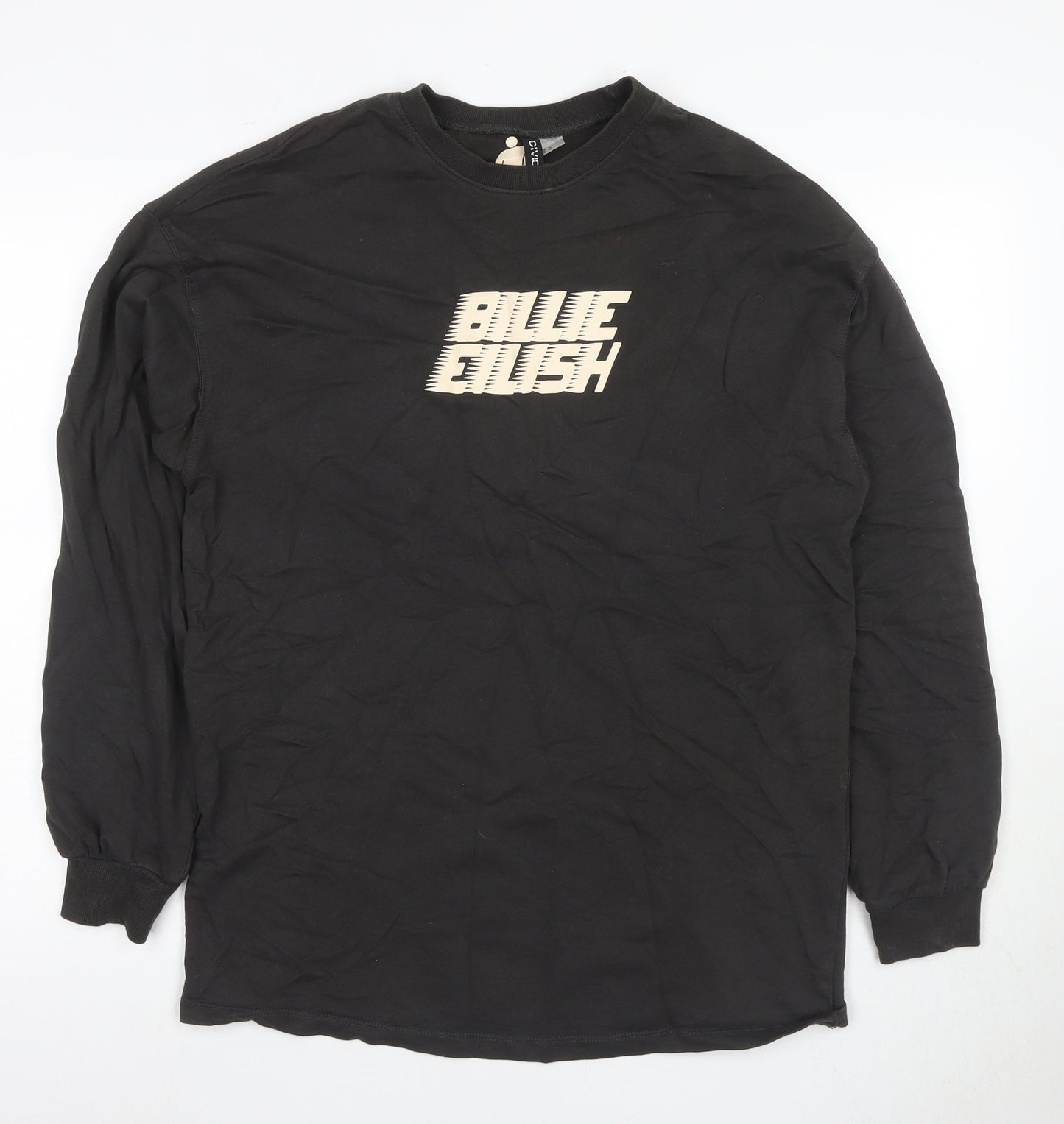 H&M Unisex Black XS Pullover Sweatshirt