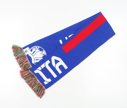 UEFA Euro 2020 Men's Blue Rectangle Scarf, Sports Theme