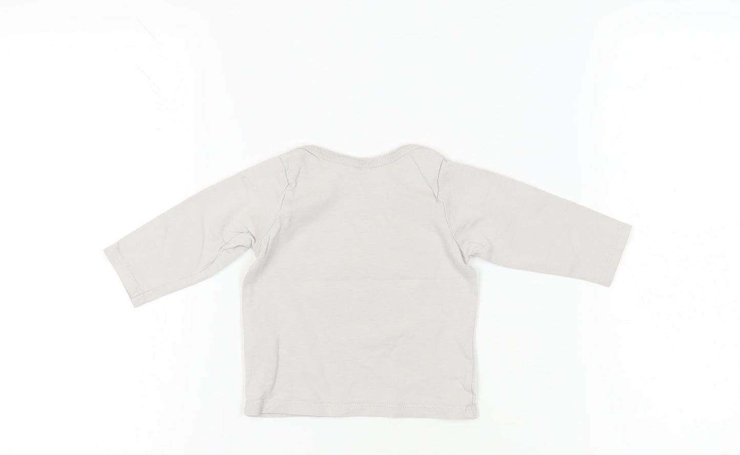 Baby Boden Unisex Grey Animal Print Long Sleeve T-Shirt