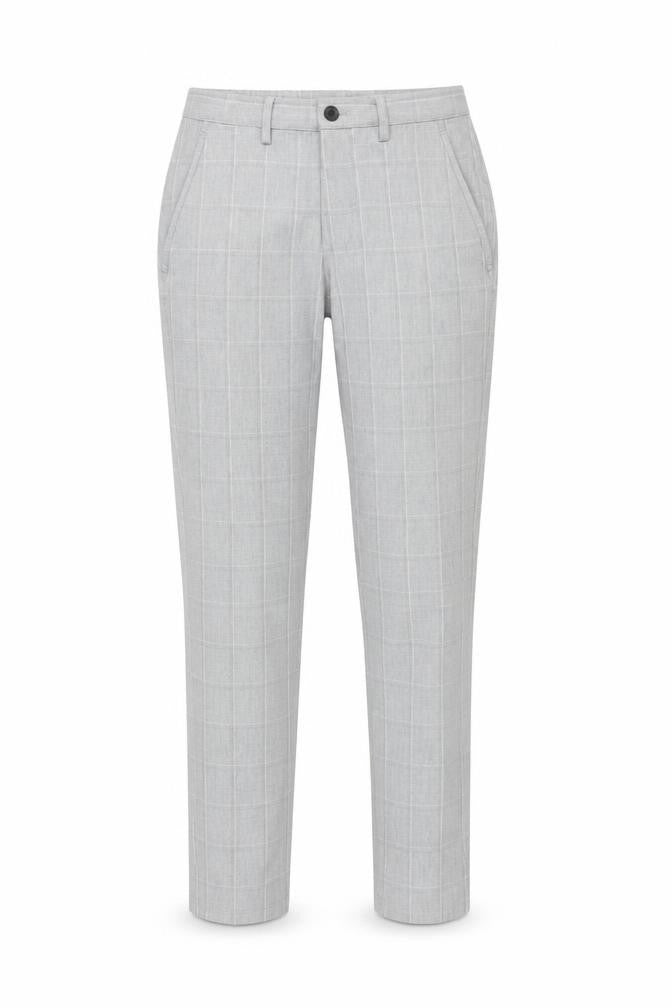 Womens UK Size 8 Zara Regular Fit Chino Grey Trousers