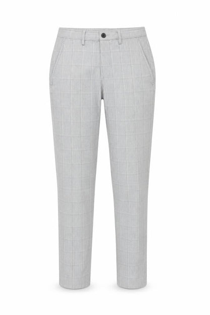 Womens UK Size 8 Zara Regular Fit Chino Grey Trousers