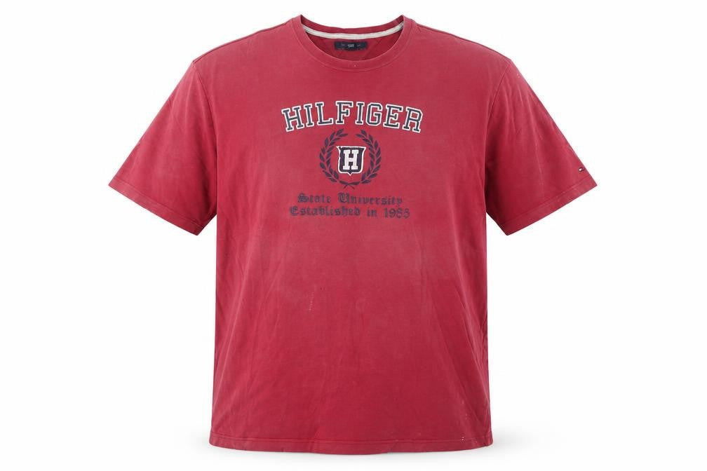 Mens UK Size 2XL Tommy Hilfiger Red  T-Shirt