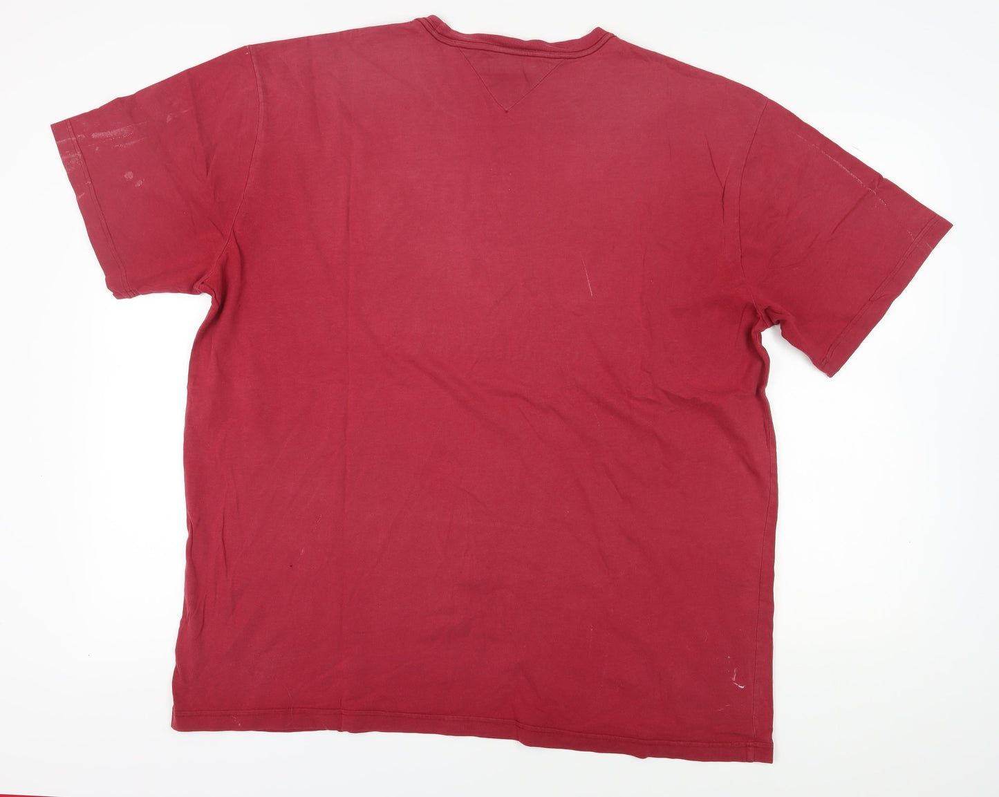 Tommy Hilfiger Men's Red 2XL University T-Shirt