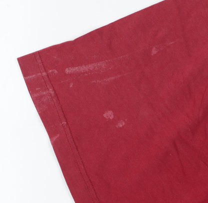 Tommy Hilfiger Men's Red 2XL University T-Shirt