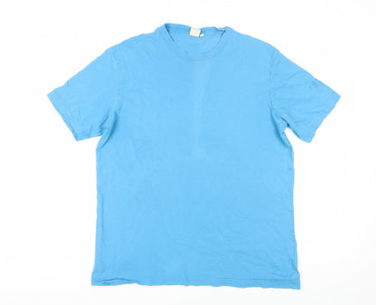 Mens UK Size L Cotton Traders Blue  T-Shirt