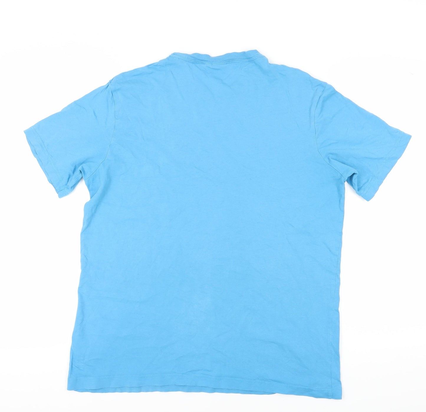 Mens UK Size L Cotton Traders Blue  T-Shirt