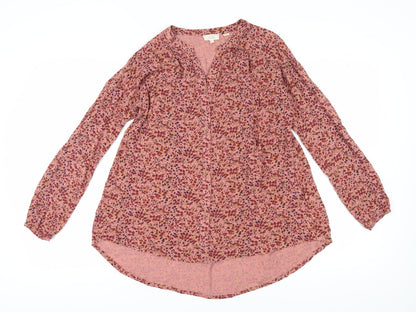 Fat Face Women's Multicoloured Floral Tunic Blouse Size 6