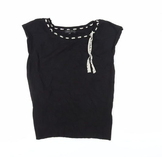 Womens UK Size 16 NEXT Black Basic Tank