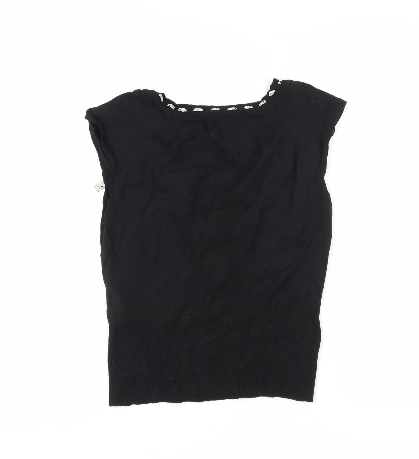 Womens UK Size 16 NEXT Black Basic Tank