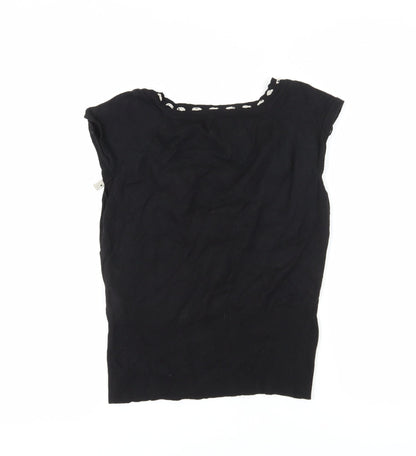 Womens UK Size 16 NEXT Black Basic Tank