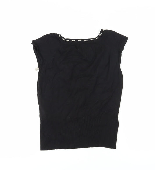 Womens UK Size 16 NEXT Black Basic Tank