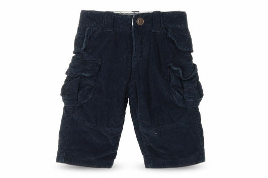 Gap Boys Black Cargo Shorts 6-12 Months, Corduroy, Pockets