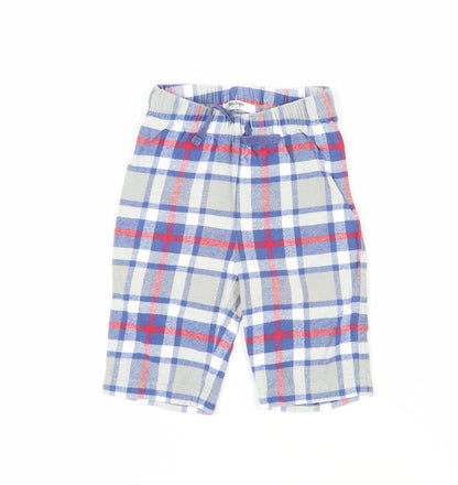 Baby Boden Unisex Plaid Cotton Shorts - Size 36 Months