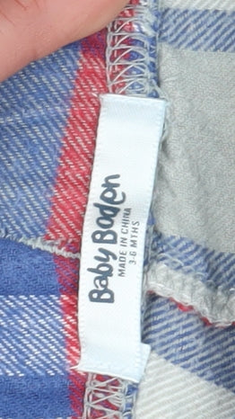 Baby Boden Unisex Plaid Cotton Shorts - Size 36 Months